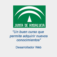 Comentario de la Junta de Andalucía sobre curso Tictour de Prestashop