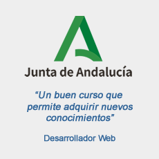 Comentario de la Junta de Andalucía sobre curso Tictour de XTHML